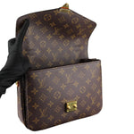 Load image into Gallery viewer, Louis Vuitton Pochette Metis Monogram Canvass, Gold-tone Hardware
