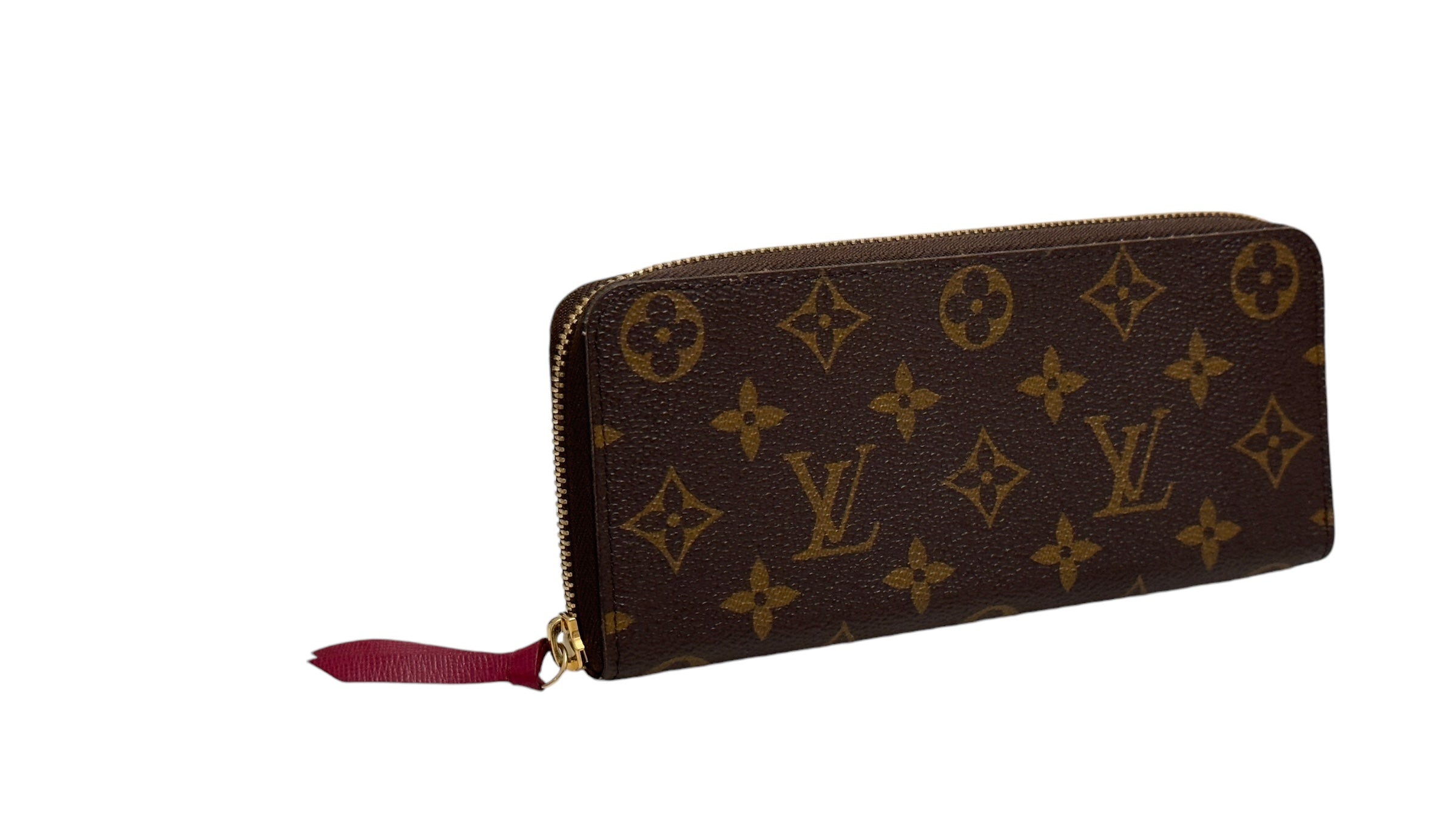 Louis Vuitton Clemence Wallet Monogram Cerise