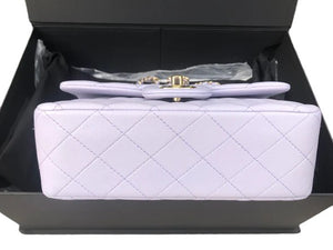 Chanel 21K Lilac Mini Top Handle Light Gold-tone Hardware