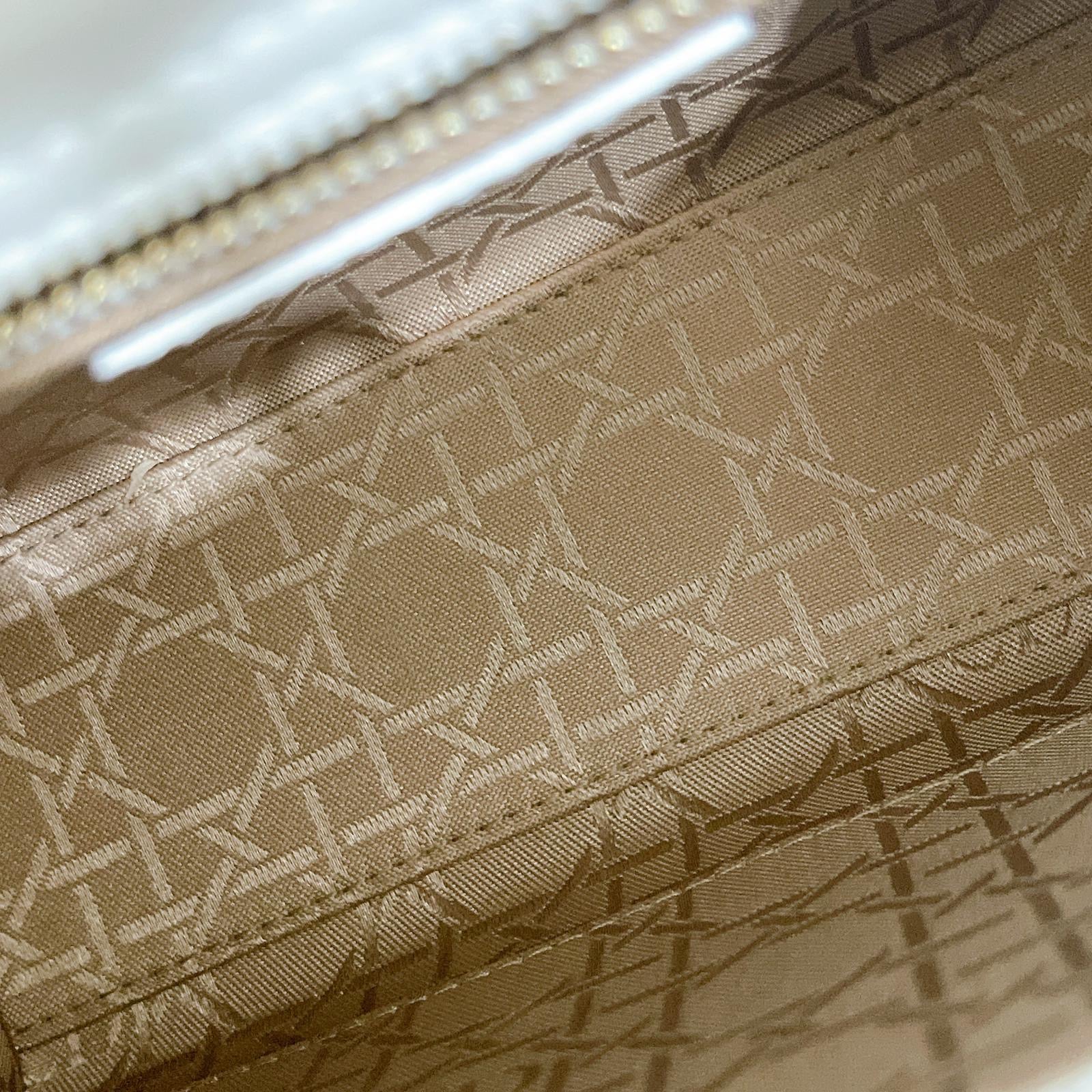 Christian Dior My Lady ABCDior Small White Lambskin Gold-tone Hardware