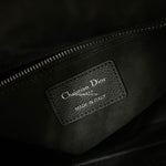 Load image into Gallery viewer, Christian Dior Lady Dior Medium Black Grained Leather/Caviar Silver-tone Hardware
