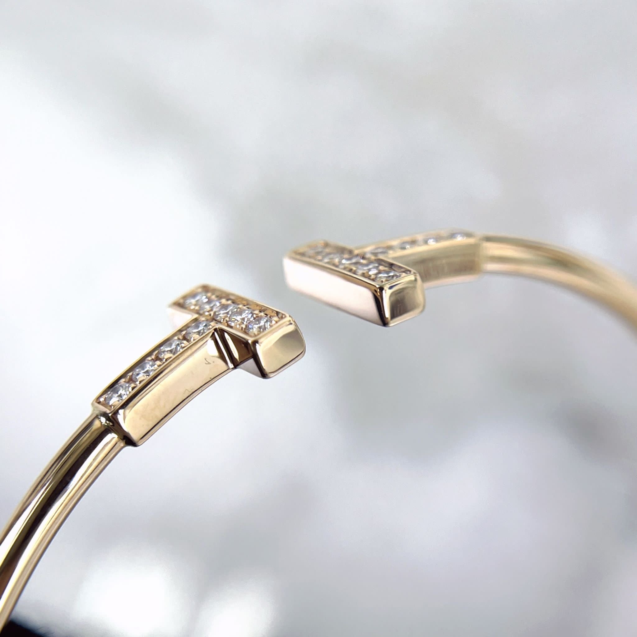 Tiffany & Co. T Wire Diamond Bracelet