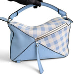 Load image into Gallery viewer, Loewe Puzzle Bag Medium, Sky Blue Calfskin
