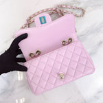 Load image into Gallery viewer, Chanel Mademoiselle Pink Lambskin Gold-tone Hardware
