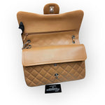 Load image into Gallery viewer, Chanel Timeless Classic Jumbo Double Flap Caramel Caviar Gold-tone Hardware
