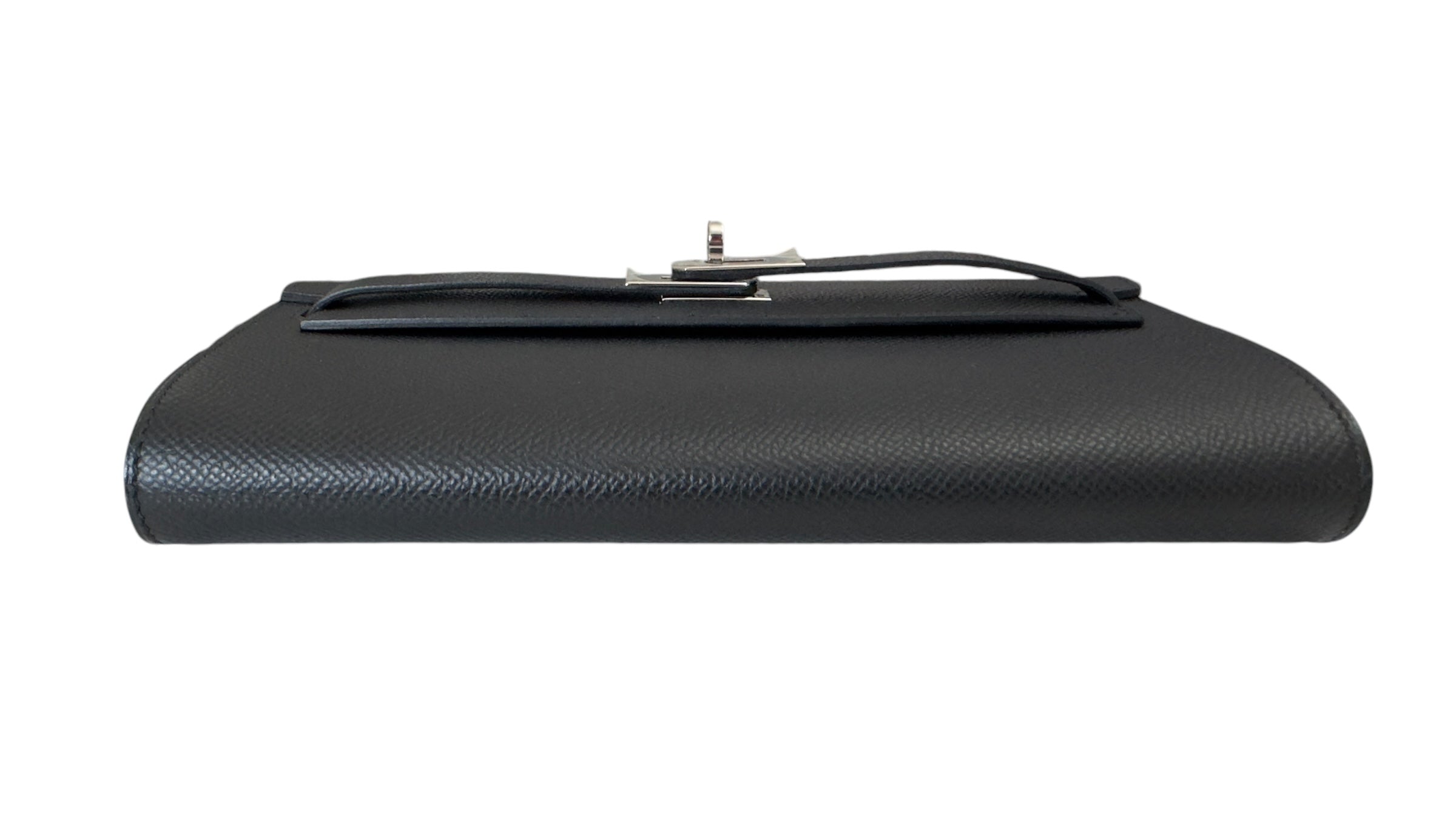 Hermes Kelly To Go Black Epsom Leather Palladium Hardware