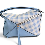Load image into Gallery viewer, Loewe Puzzle Bag Medium, Sky Blue Calfskin
