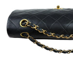 Load image into Gallery viewer, Chanel Timeless Classic Medium - Vintage. Black Diamond Quilted Lambskin, 24kt Gold-plated Hardware
