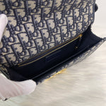 Load image into Gallery viewer, Christian Dior Montaigne 30, Blue Dior Oblique Jacquard Gold-tone Hardware
