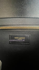 Load image into Gallery viewer, Saint Laurent Envelope Bag Grain de Poudre Chevron Quilted Large YSL
