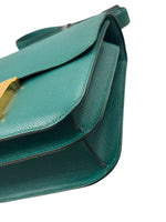 Load image into Gallery viewer, Hermes Constance 24	Malachite Epsom 24kt Gold-Plated Hardware Stamp A
