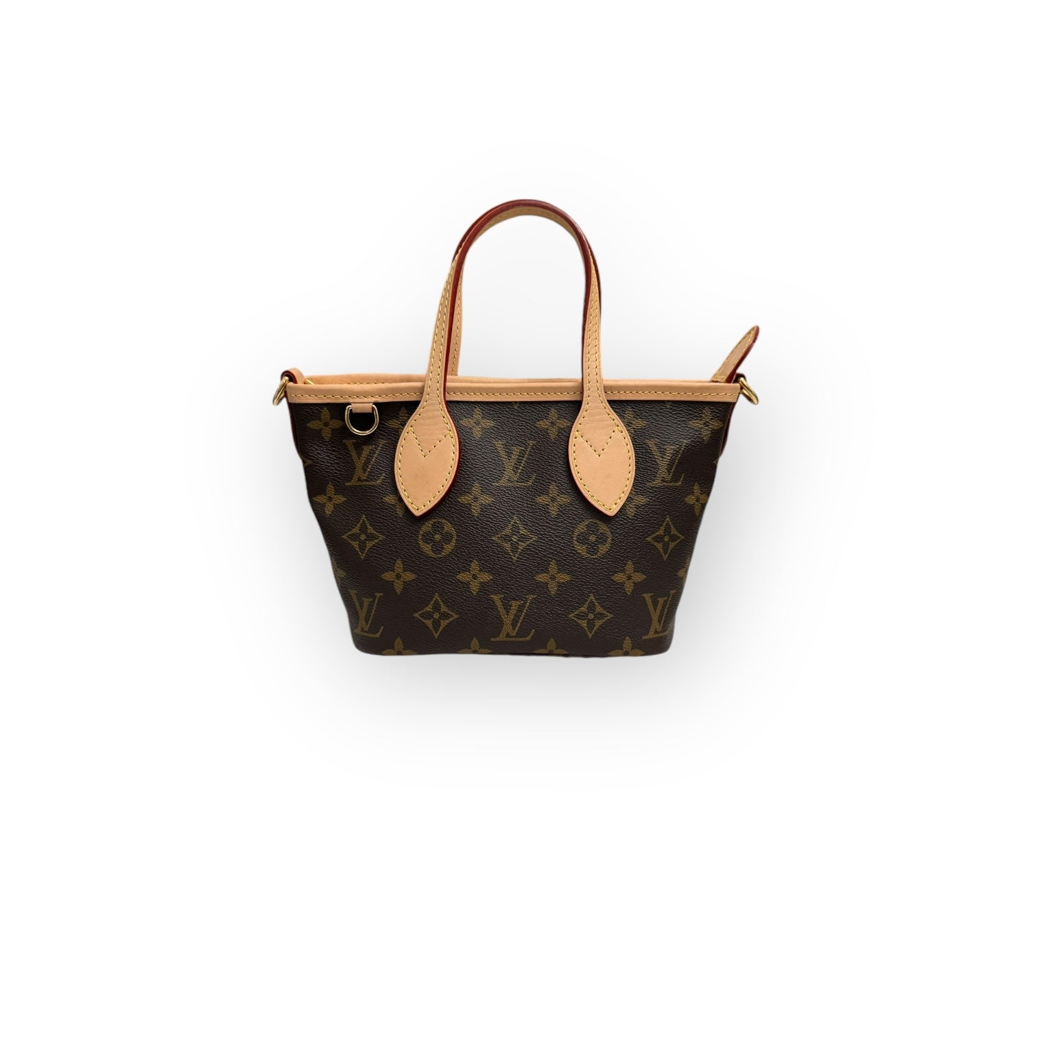 Louis Vuitton LV Neverful BB Beige Classic Monogram, Gold-tone Hardware