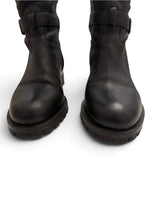 Load image into Gallery viewer, PRADA Knee-High Riding Boots, Black, Womens 7
