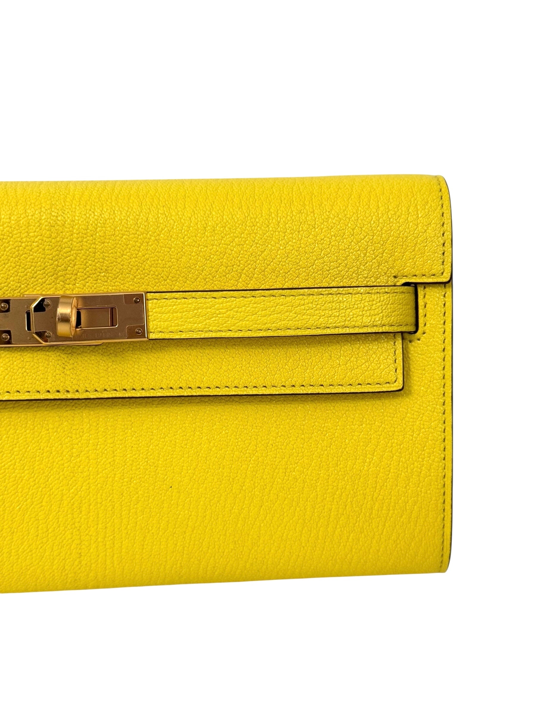 Hermes Kelly To Go Chevre 24kt Gold-plated Hardware