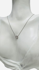 Charger l&#39;image dans la galerie, Tiffany &amp; Co. 1837 Circle Pendant Necklace, Diamond White Gold
