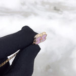 Load image into Gallery viewer, Van Cleef and Arpels VCA Holiday Pendant, Vintage Alhambra Pink Sevres
