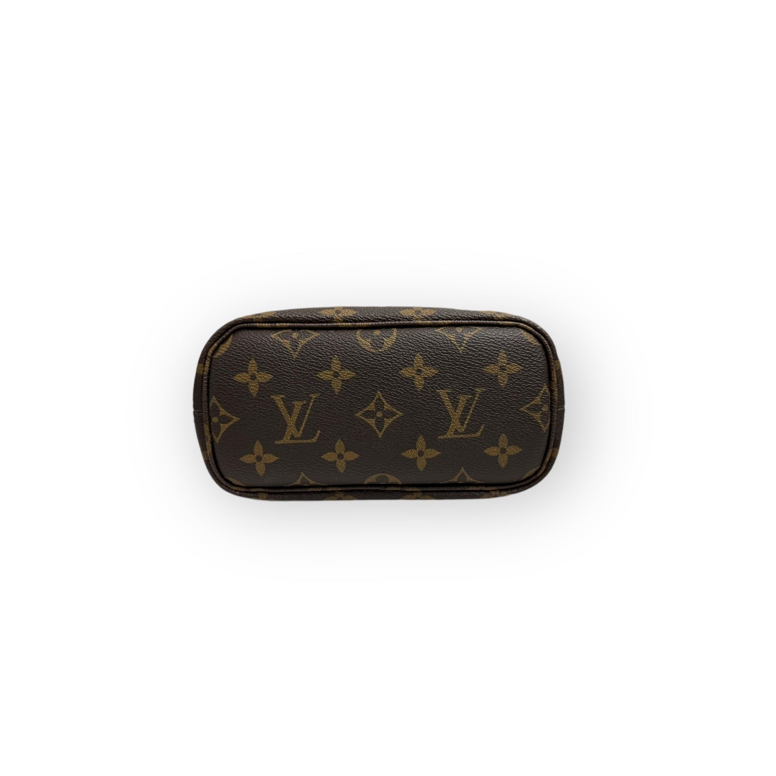 Louis Vuitton LV Neverful BB Beige Classic Monogram, Gold-tone Hardware