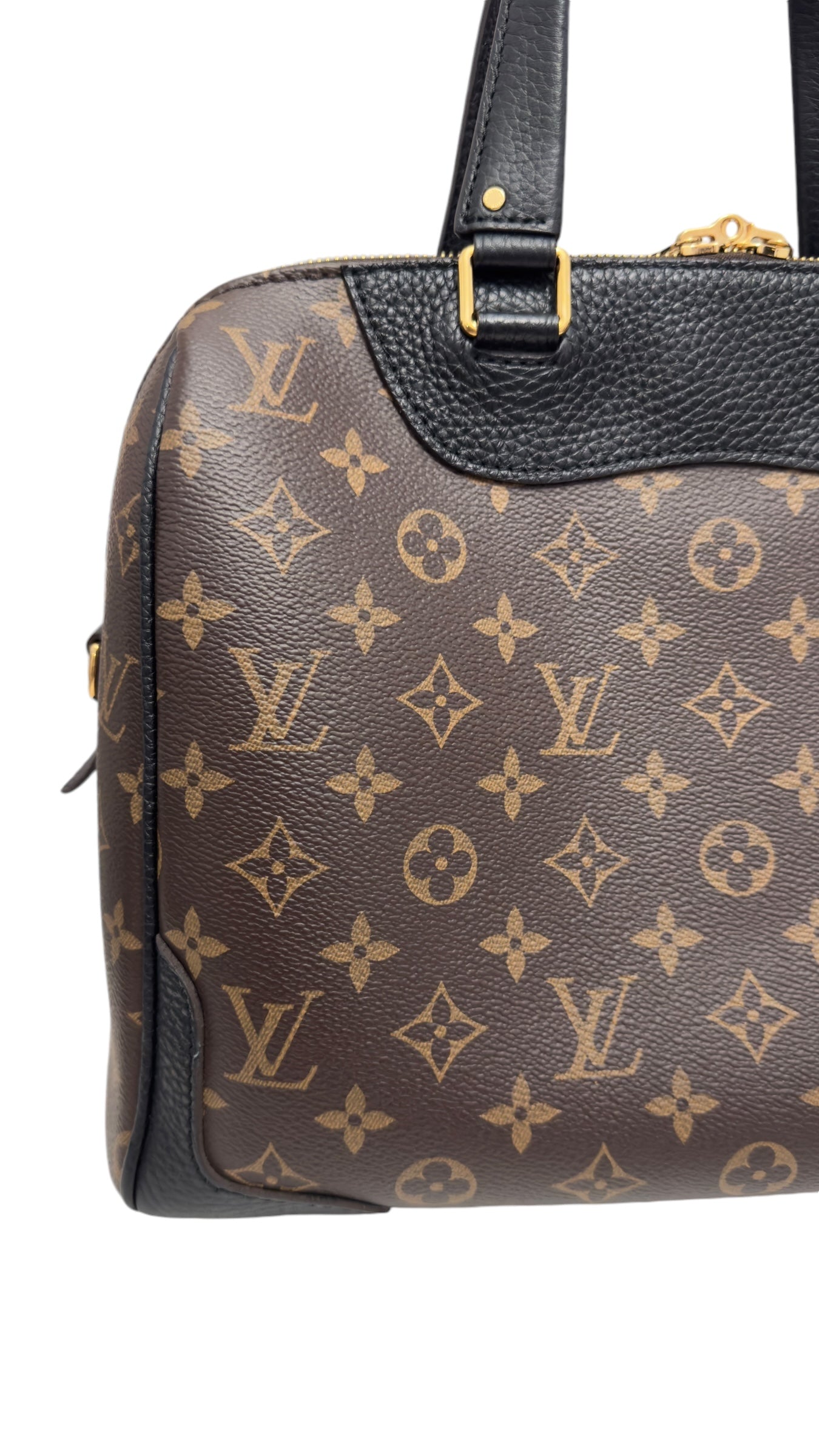 Louis Vuitton Retiro Monogram Noir Gold-tone Hardware