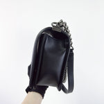 Load image into Gallery viewer, Chanel Leboy New Medium Black Lambskin Ruthenium Hardware
