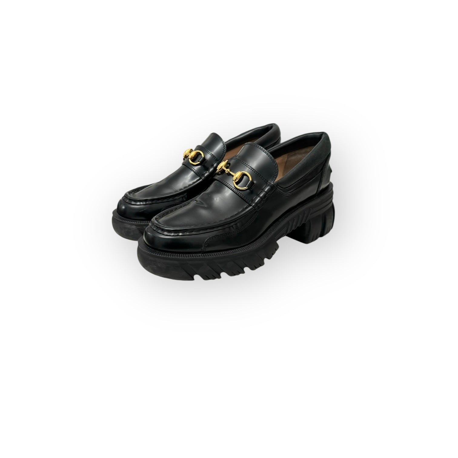 Gucci Horsebit Loafer Womens 40EU/9.5-10US Black Leather