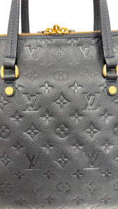 Louis Vuitton Lumineuse PM Navy Empreinte Gold-tone Hardware