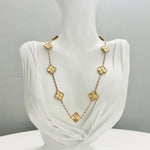 Load image into Gallery viewer, Van Cleef and Arpels Vintage Alhambra 10 Motifs Guilloche Necklace - Vca
