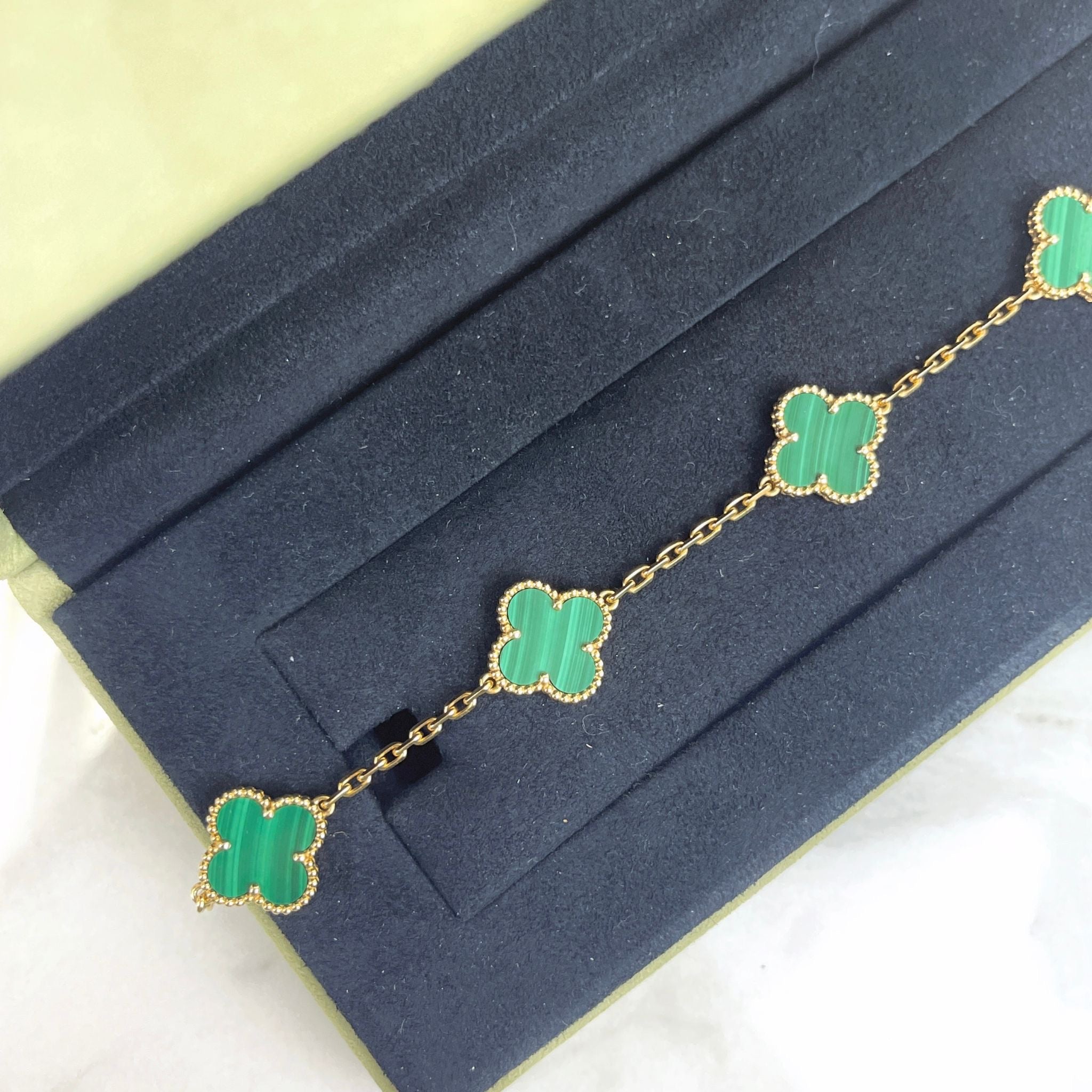 Van Cleef and Arpels Vintage Alhambra 5 Motifs Bracelet VCA