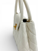 Load image into Gallery viewer, Chanel Kelly Shopping Tote Mini White Calfskin Gold-tone Hardware
