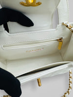 Load image into Gallery viewer, Chanel Kelly Shopping Tote Mini White Calfskin Gold-tone Hardware
