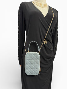 Christian Dior Lady Dior Call'in Dior Phone Holder - Cloud Blue