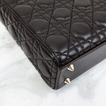 Charger l&#39;image dans la galerie, Christian Dior My Lady ABCDior Small Black Lambskin Gold-tone Hardware
