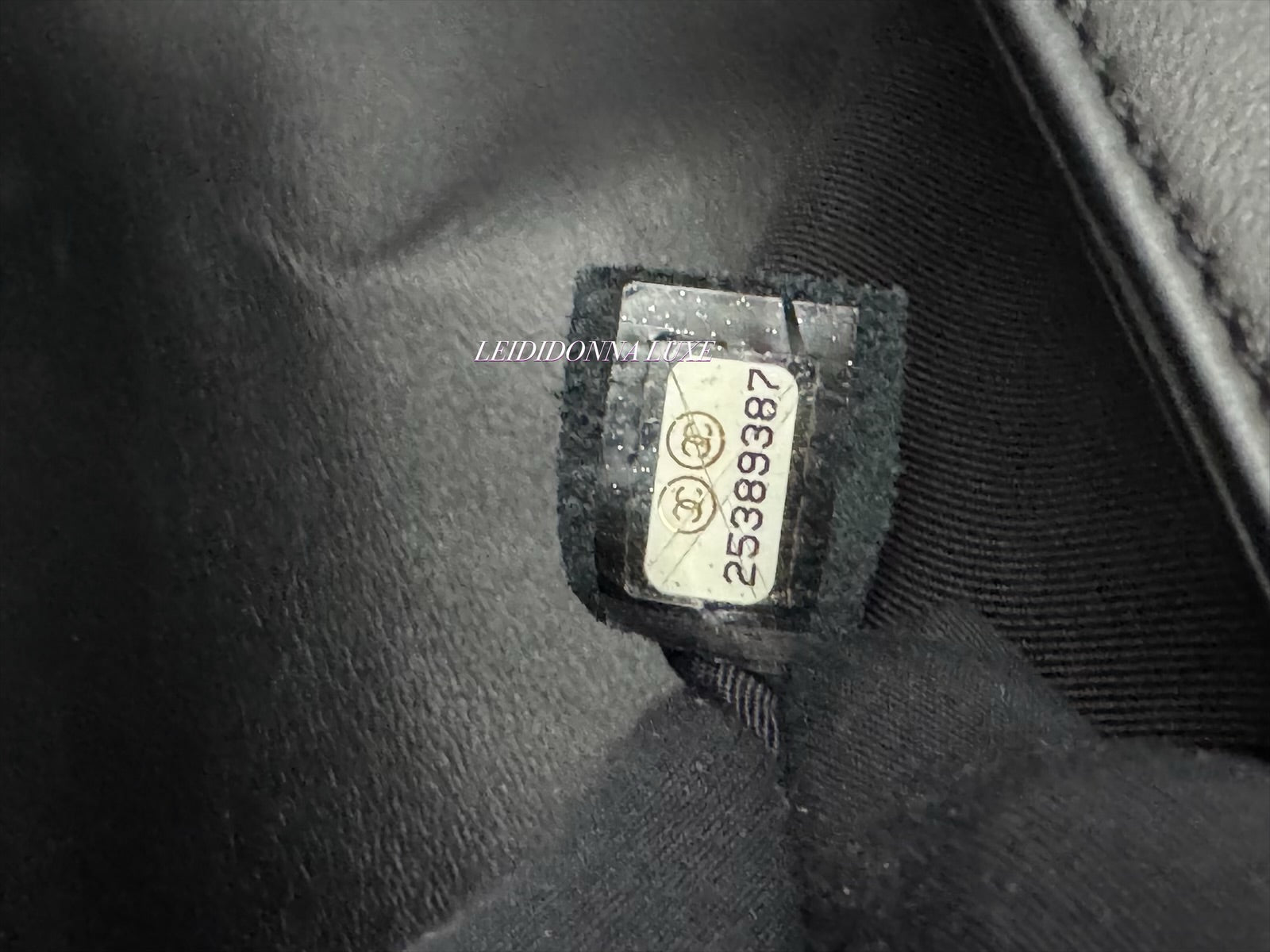 Chanel Leboy Old Medium Black Calfskin Gold-tone Hardware