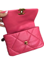 Charger l&#39;image dans la galerie, Chanel19 Pink Goatskin Mixed Hardware Small
