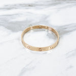 将图片加载到图库查看器，Cartier Classic Love Bracelet Rose Gold Size 20
