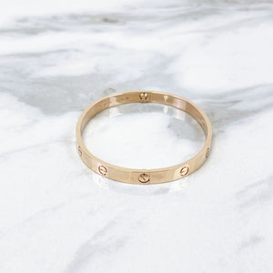 Cartier Classic Love Bracelet Rose Gold Size 20