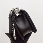 Load image into Gallery viewer, Chanel Leboy Small Black Calfskin Ruthenium Hardware
