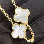 Load image into Gallery viewer, Van Cleef And Arpels VCA Vintage Alhambra 10 Motifs White Mother of Pearl Yellow Gold
