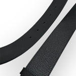 将图片加载到图库查看器，Gucci Marmont Belt, 40mm Wide, Size 32/80cm, Black Leather, Antique Palladium-Plated Hardware
