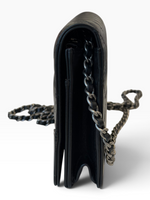 Load image into Gallery viewer, Chanel Gabrielle Quilted Wallet on Chain, Black Calfskin, Mixed-tone Hardware

