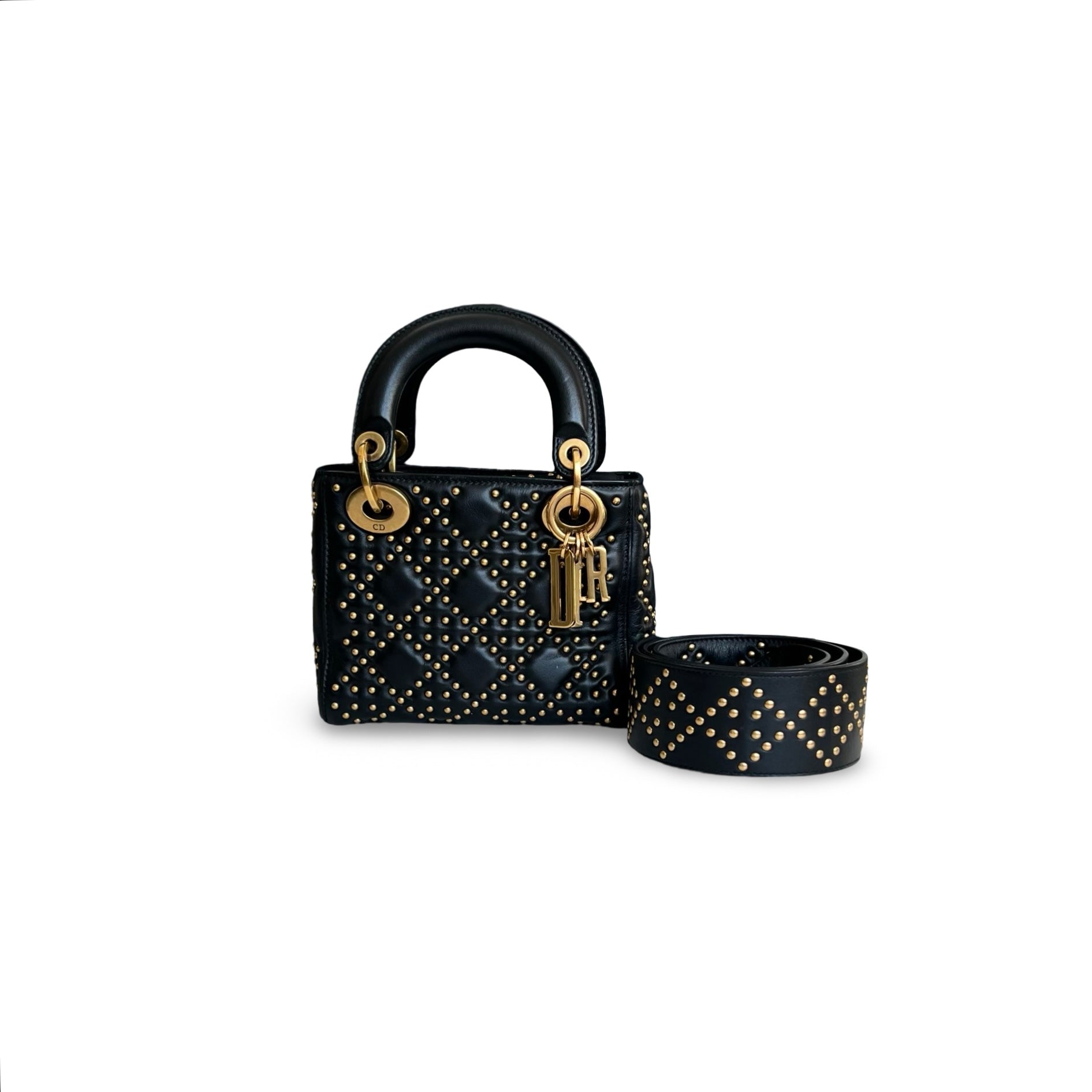 Christian Dior Supple Lady Dior Studded - Mini