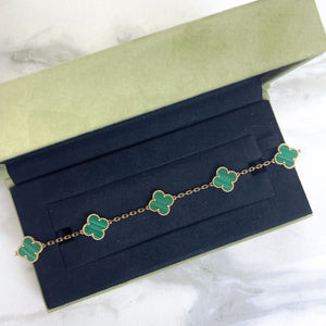 Van Cleef and Arpels Vintage Alhambra 5 Motifs Bracelet VCA