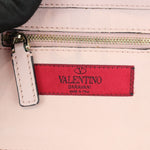 Load image into Gallery viewer, VALENTINO Rockstud Tote Small Vitello Beige Pink LGHW
