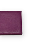 Charger l&#39;image dans la galerie, Hermes Calvi Card Wallet, Anemone Chevre Mysore, Palladium-plated Hardware
