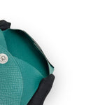 Charger l&#39;image dans la galerie, Hermes Bastia Coin Purse Malachite Epsom, Palladium-plated Hardware
