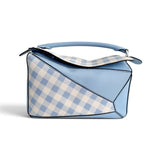 Load image into Gallery viewer, Loewe Puzzle Bag Medium, Sky Blue Calfskin
