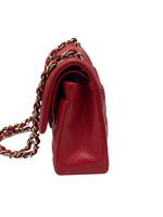 将图片加载到图库查看器，Chanel Timeless Classic Small 19B True Red Caviar Gold-tone Hardware
