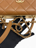 Load image into Gallery viewer, Chanel Trendy CC Small Caramel Lambskin Gold-tone Hardware

