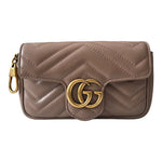 Charger l&#39;image dans la galerie, Gucci Marmont Super Mini Matellase Dusty Pink
