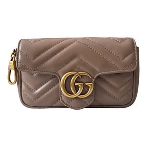 Gucci Marmont Super Mini Matellase Dusty Pink