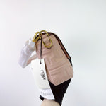 Load image into Gallery viewer, Fendi Medium Nappa FF 1974 Embossed Baguette Rose Pink, Gold-tone Hardware
